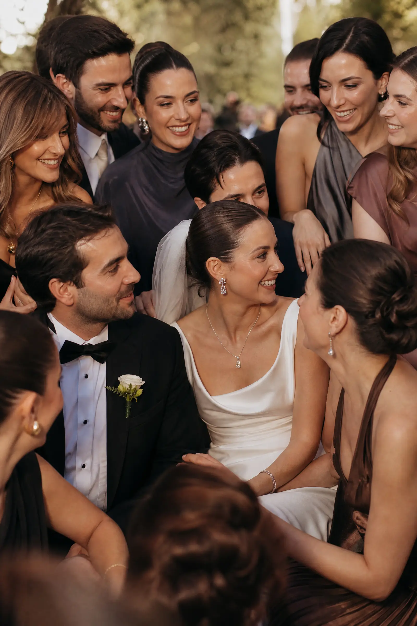 Düğün töreninde gelin ve damat
